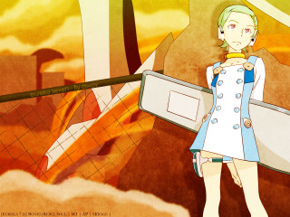 Woman white dress holding large 2 - a large object free wallpaper