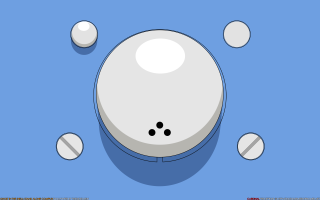 White object four balls blue - ue 5 free wallpaper