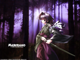 Purple dress woman sword forest - a sword in a forest free wallpaper