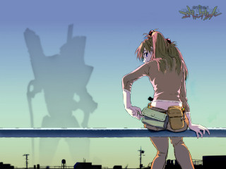 Woman shadow wall bag giantess - a shadow of a man free wallpaper