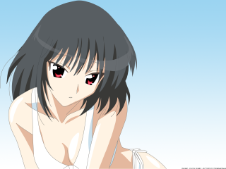 Black hair red eyes anime - black hair free wallpaper for desktop