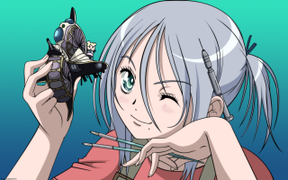 Girl shoes smile gradient green - a pair of shoes free wallpaper