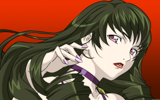 Ayako rokkaku purple tie green - promotional free wallpaper for desktop