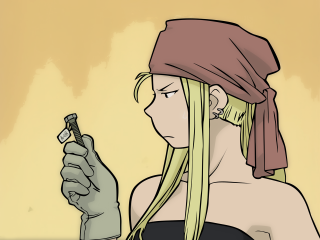 Woman blonde holding lighter bandana - a lighter free wallpaper