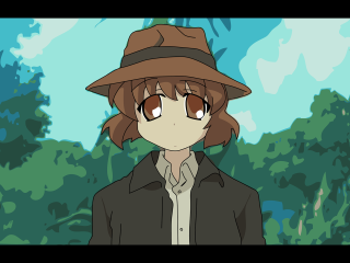 Forest anime portrait hat japan - maya free wallpaper