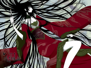 Alice prin long hair dancing - a red dress free wallpaper