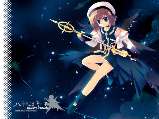 Anime sword hat dress stars - a anime character holding free wallpaper