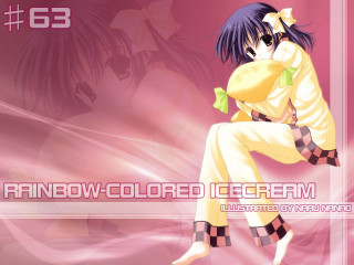 Anime dancer yellow outfit black - pastel color free wallpaper