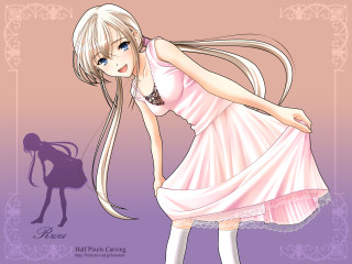 Girl dress longhair necklace purple - long hair and a necklace free wallpaper