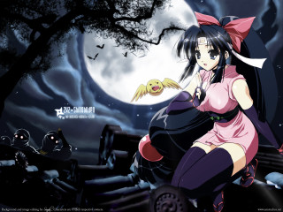 Girl pink dress car full - a car in front free wallpaper