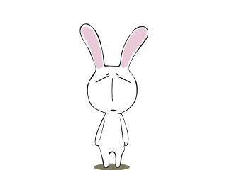 Rabbit portrait bunny artist sticker - sticker free wallpaper for desktop