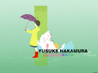 Woman umbrella rain smoke storybook - an umbrella free wallpaper for desktop