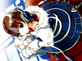 Ai mitsu white outfit blue - a white outfit free wallpaper