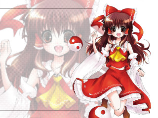 Red dress girl yellow ball - a yellow ball free wallpaper