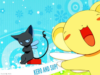 Cartoon cat teddy bear snow 2 - the snow together free wallpaper
