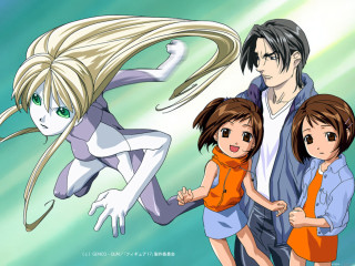 Group people blue background cartoon - a cartoon character free wallpaper