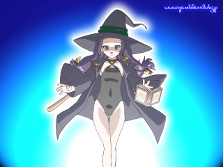 Witch costume anime sakimichan purple - sakimichan free wallpaper for desktop