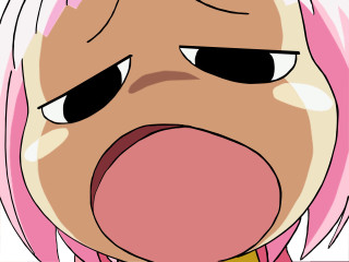 Pink hair surprised aya goda 2 - expression free wallpaper