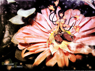 Alice fantasy butterflies bareshoulders anime - a digital painting of a woman free wallpaper