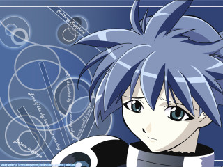 Anime bluehair blackshirt whiteblack background - shirt free wallpaper