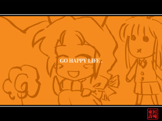 Happy life two girls alice - a drawing free wallpaper