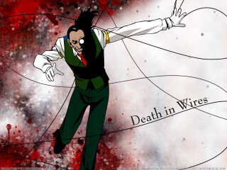 Death wires suit blood spatter - analytical free wallpaper