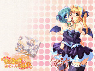 Anime couple kiss polka dot - a couple of anime characters free wallpaper