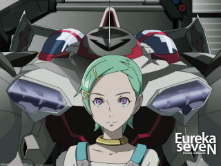 Eureka greenhair robot suit poster - poster art free wallpaper for desktop