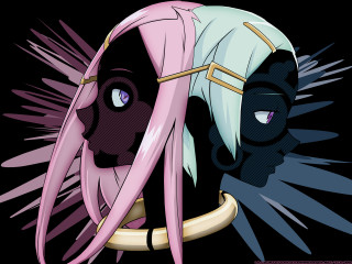 Aya goda pink haired cat - a cartoon of a woman free wallpaper