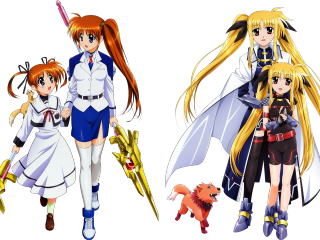 Anime characters swords dog military - three anime character free wallpaper for desktop