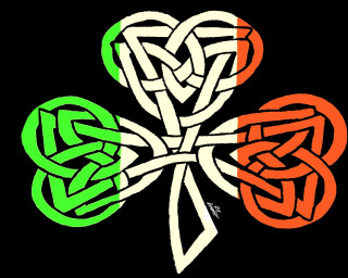 Four leaf clover irish flag - charles mcauley free wallpaper