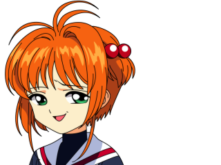 Cartoon girl redhair greeneyes sailor - red hair free wallpaper