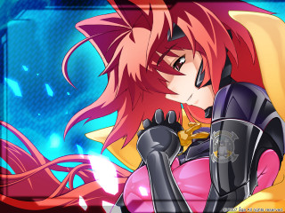 Red haired anime male fox - a black glove free wallpaper