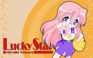 Lucky star cartoon pink hair - claire falkenstein free wallpaper