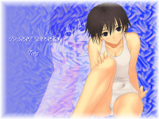 Girl blush swimsuit pool holography - background free wallpaper