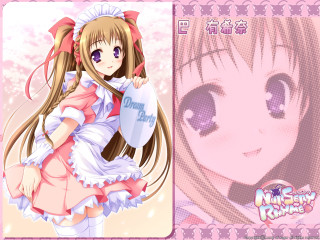 Pink girl milk dress braid - a pink ribbon free wallpaper for desktop