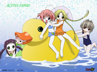 Girls rubberduck water manga promotional - a group of girls free wallpaper for desktop
