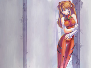 Red outfit doorway angelic anime - a red outfit free wallpaper