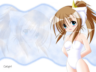 Cartoon girl white dress crown - a cartoon girl free wallpaper for desktop