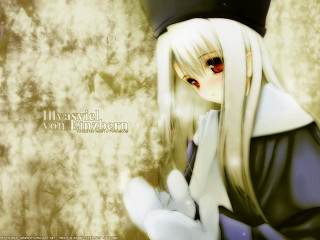 White haired anime gothic portrait - black hat free wallpaper