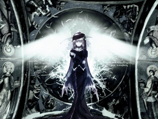 Alice prin gothic manga clock - official art free wallpaper for desktop