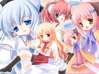 Anime girls pink hair blue 13 - pink hair free wallpaper