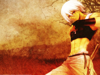 White hair man field sunset - cedric seaut keos masons free wallpaper