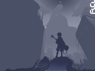 Silhouette person rock guitar city - a silhouette of a person free wallpaper