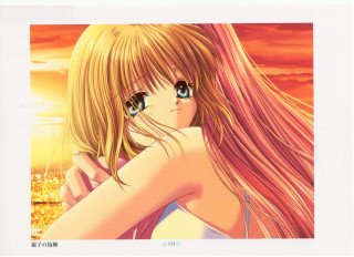 Girl blue eyes city sunset - the camera free wallpaper for desktop
