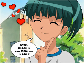 Green hair girl romantic manga - heart free wallpaper