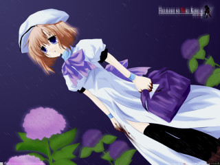 Sailor girl rain flower anime - a girl in a sailor outfit free wallpaper
