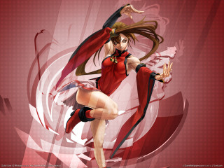 Red dress sword anime chen - chen chi free wallpaper
