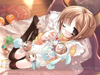 Woman stuffed animal braid anime - stuffed animal free wallpaper