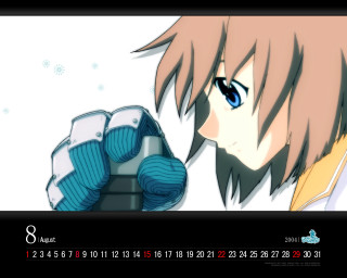 Anime calendar yarn snowman cedric - a calendar free wallpaper for desktop